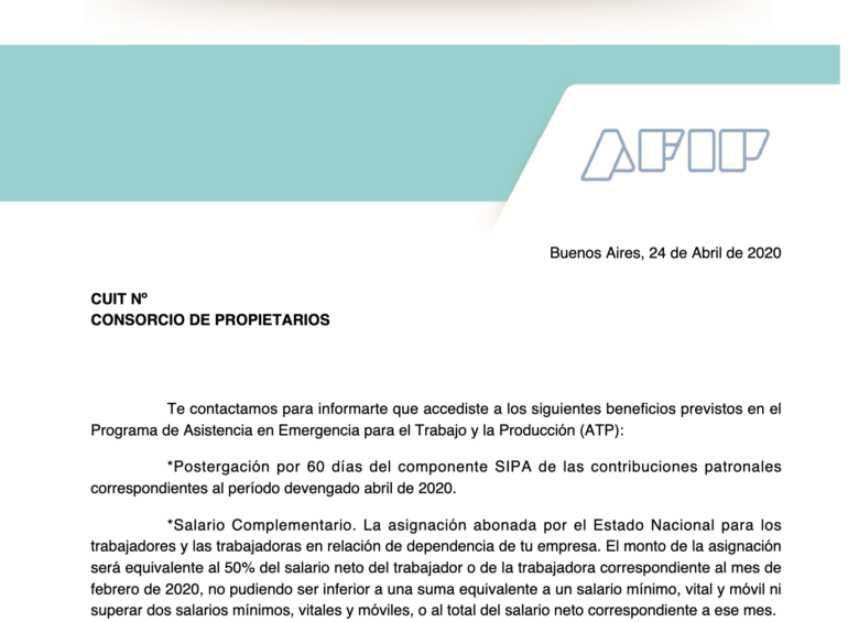 AFIP ATP ANSES