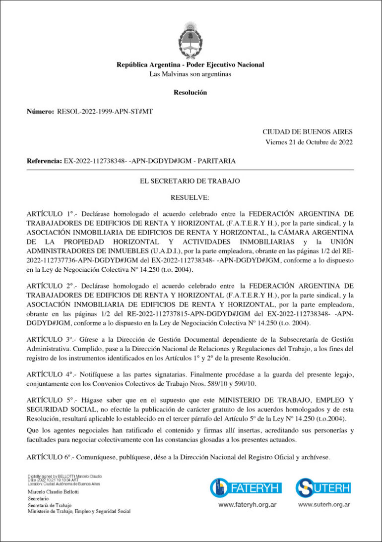 HOMOLOGACION