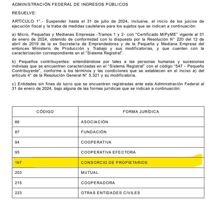 EMBARGOS CONSORCIOS